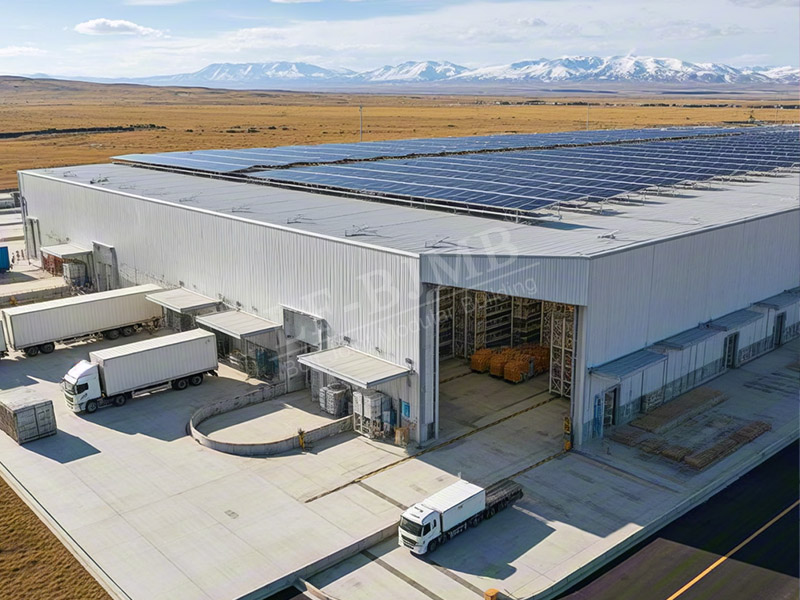 Решение для строительства стальных конструкций холодильных камер с холодильной цепью в Узбекистане