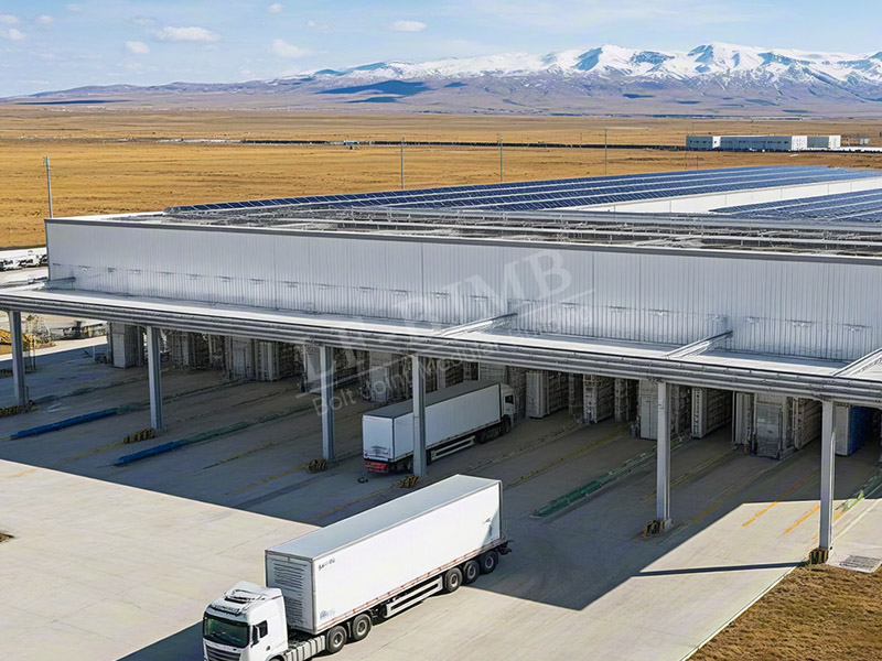 Решение для строительства стальных конструкций холодильных камер с холодильной цепью в Узбекистане