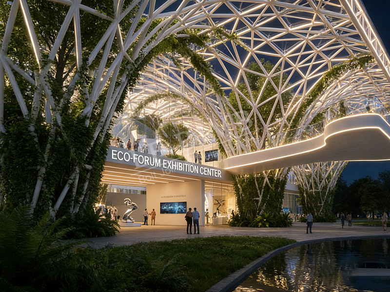 LF представляет новое поколение решений для выставочных залов со стальными конструкциями