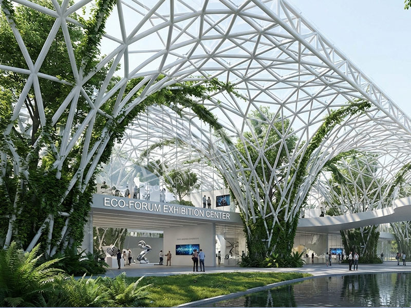 LF представляет новое поколение решений для выставочных залов со стальными конструкциями