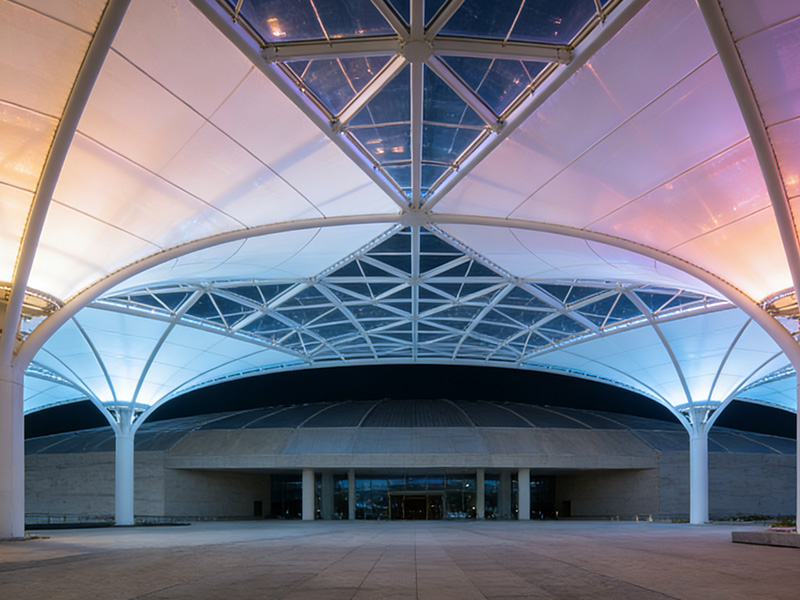 Ландшафтная архитектура казахстанских стальных конструкций