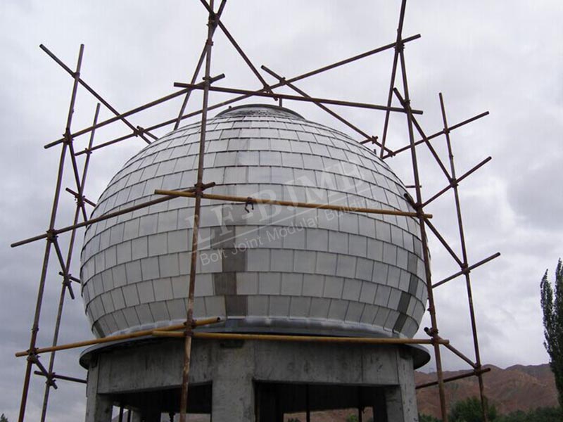 Строительство купола мечети в Узбекистане