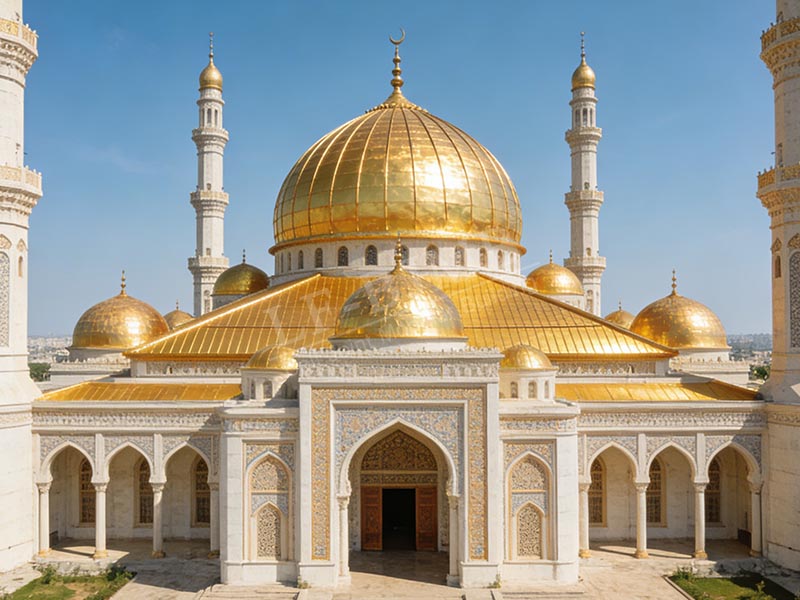 Строительство купола мечети в Узбекистане