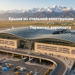 Решения для кровли аэровокзалов из стальных конструкций