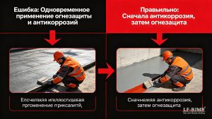 Порядок проведения противопожарных и антикоррозионных работ
